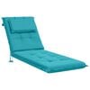 vidaXL Coussin de transat GEMERT 100 % polyester Turquoise