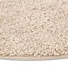 vidaXL Tapis Shaggy Anti-dérapant Crème 120 x 120 cm PP