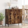 vidaXL Buffet Ch&ecirc;ne fum&eacute; 79,5 x 33 x 82 cm Bois d'ing&eacute;nierie
