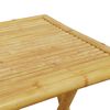 vidaXL Table de jardin pliable 55x55x75 cm bambou