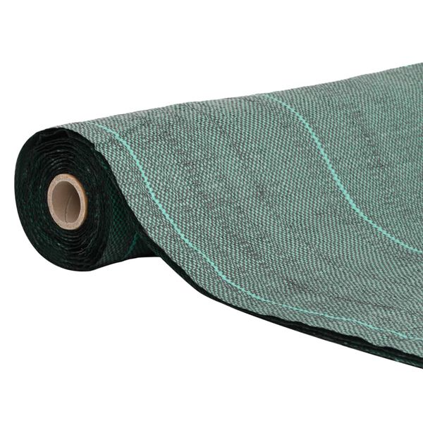 vidaXL Membrane anti-mauvaises herbes vert 1x100 m PP