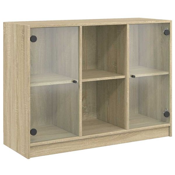 vidaXL Buffet chêne sonoma 102x37x75,5 cm bois d'ingénierie