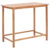 vidaXL Table de bar de jardin 120x65x110 cm Bois de teck solide