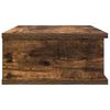 vidaXL Table de chevet Ch&ecirc;ne fum&eacute; 40 x 31 x 15 cm Bois d'ing&eacute;nierie