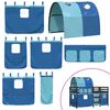 vidaXL Lit mezzanine enfants avec tunnel sans matelas bleu 90x190 cm
