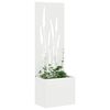 vidaXL &Eacute;cran de confidentialit&eacute; de jardin Fretwork Blanc 50 x 140 cm