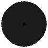 vidaXL Tapis de saut Tissu Noir pour trampoline rond de 4,57 m