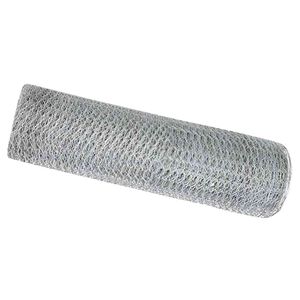 vidaXL Cl&ocirc;ture hexagonale 0,6 x 10 m Acier galvanis&eacute; Argent&eacute;