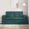 vidaXL Canap&eacute; Vert fonc&eacute; 162 x 80 x 82 cm tissu