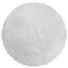 vidaXL Tapis HUARTE &agrave; poils courts doux et lavable gris &Oslash; 100 cm