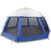 vidaXL Tente de piscine moustiquaire amovible parois maille bleu azur