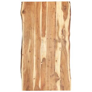 vidaXL Dessus de table Bois d'acacia massif 118x(50-60)x3,8 cm