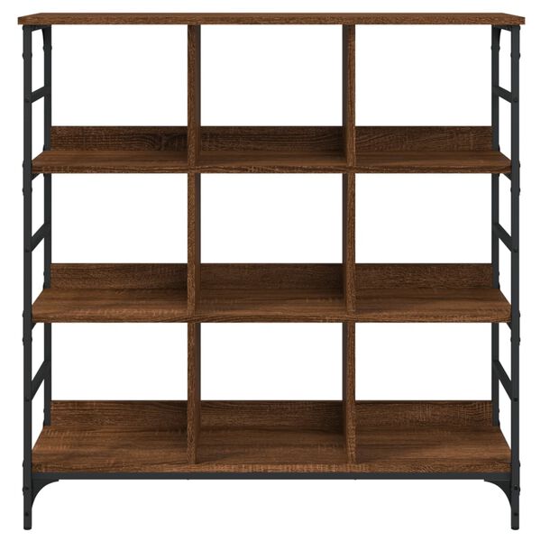 vidaXL Buffet chêne marron 102x32x103,5 cm bois d'ingénierie