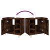 vidaXL Armoire de bain Ch&ecirc;ne fum&eacute; 60x32x53,5 cm Bois d'ing&eacute;nierie