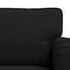 vidaXL Canap&eacute; 2 pcs Noir 144 x 80 x 85 cm tissu