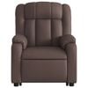 vidaXL Fauteuil inclinable marron similicuir