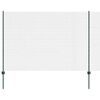 vidaXL Cl&ocirc;ture en fil soud&eacute; avec poteaux 10 x 1,6 m Vert Maille
