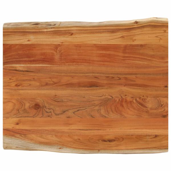 vidaXL Dessus de table 100x80x3,8 cm rectangulaire bois massif acacia