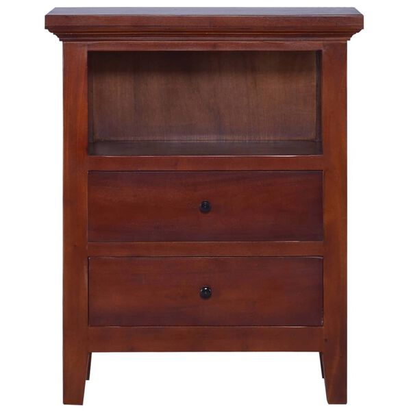 vidaXL Armoire lat&eacute;rale Marron classique 60x30x75 cm Bois d'acajou