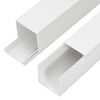 vidaXL Goulotte de câble 60x40 mm 10 m PVC