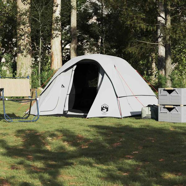 vidaXL Tente familiale cabine 6 personnes tissu occultant imperméable