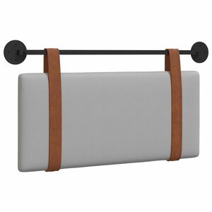 vidaXL T&ecirc;te de lit suspendue Gris nuage PU antique
