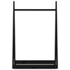 vidaXL Porte-v&ecirc;tements Noir 100x45x150 cm Bois de pin massif