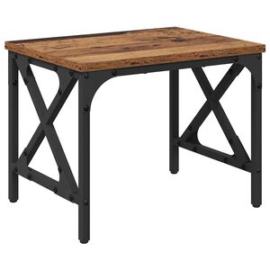 vidaXL Support d'imprimante Bois ancien 40 x 30 x 31 cm