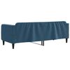 vidaXL Lit de repos sans matelas bleu 80x200 cm velours