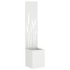vidaXL &Eacute;cran de confidentialit&eacute; de jardin Blanc 32 x 32 x 150 cm