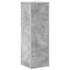 vidaXL Support pour plantes gris b&eacute;ton 33x33x100 cm bois d'ing&eacute;nierie