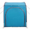 vidaXL Tente de rangement pour v&eacute;los avec toit Bleu 218 x 156 x 180 cm