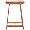 vidaXL Ensemble de bar d'ext&eacute;rieur 3 pcs Carreau mosa&iuml;que et acacia