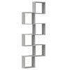 vidaXL &Eacute;tag&egrave;res cube murales 6 pcs sonoma gris 30x15x30 cm