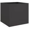 vidaXL Jardinières 2 pcs noir 42x40x39 cm acier