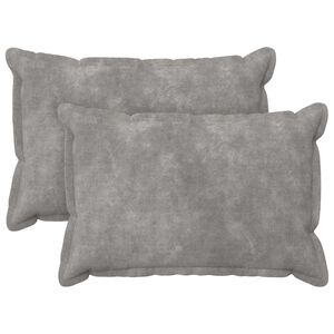 vidaXL Housse de coussin 2 pcs HOUTEN Gris clair 30 x 50 cm