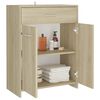 vidaXL Armoire de salle de bain ch&ecirc;ne sonoma bois d&rsquo;ing&eacute;nierie