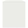vidaXL Meubles TV 2 pcs blanc 67x39x44 cm acier
