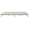 vidaXL Cadre de lit sans matelas blanc 140x200 cm bois massif