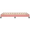 vidaXL Cadre de lit sans matelas rose 120x190 cm velours