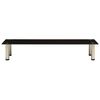 vidaXL Meuble TV Noir 100x35x17 cm Verre tremp&eacute;