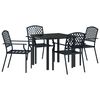 vidaXL Ensemble de salle &agrave; manger pour jardin 5 pc Anthracite