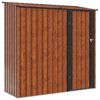vidaXL Cabanons de jardin Marron 203 x 85,5 x 200 cm M&eacute;tал