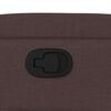 vidaXL Fauteuil inclinable Marron fonc&eacute; Tissu