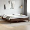 vidaXL Cadre de lit sans matelas ch&ecirc;ne marron 180x200 cm