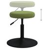 vidaXL Tabouret de massage Velours Vert clair