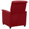 vidaXL Fauteuil de massage Rouge bordeaux Tissu