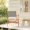 vidaXL Chaises de jardin lot de 2 Bois d'acacia massif