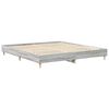 vidaXL Cadre de lit sans matelas sonoma gris 160x200cm bois ingénierie