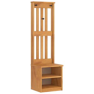 vidaXL Portemanteau SANDNES 45x40x159,5 cm bois massif pin